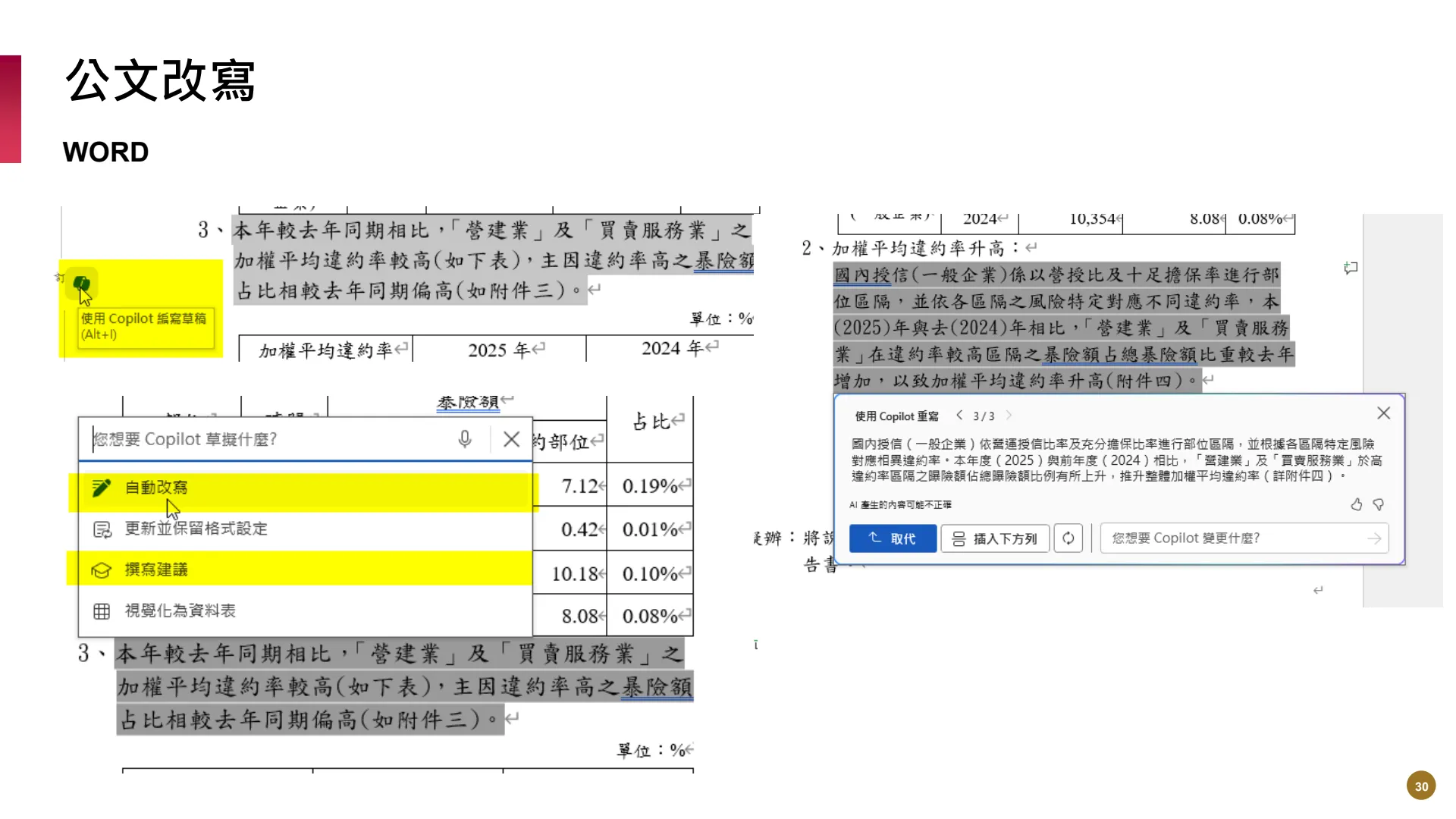 如何使用M365AI功能提升風險管理業務效能 - Page 30